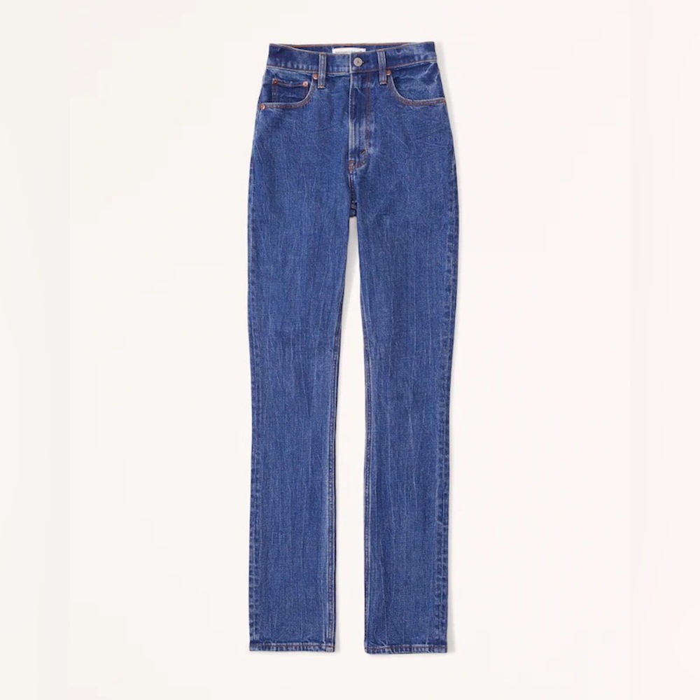 NWOT Abercrombie Ultra High Rise 90s Slim Straight Jean